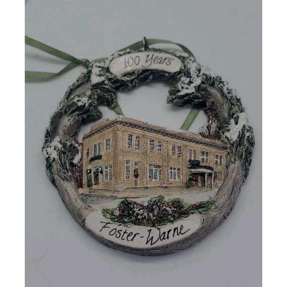 Hestia Ornament Foster Warne 100 Years 4091 Collingswood Nj Hanging Decoration - Picture 1 of 12
